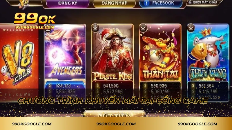 V8 Game Bài 99ok – Đỉnh Cao Giải Trí Game Bài Trực Tuyến 4 Chương trình khuyến mãi tại cổng game